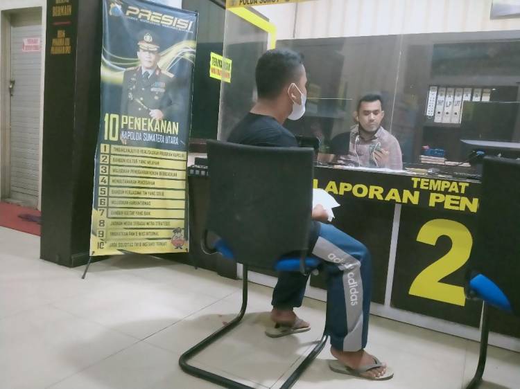 Kades Bandar Kumbul Labuhanbatu di Lapor Ke Polisi, Pukul Warga Hingga Berdarah