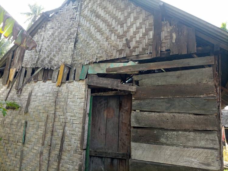 Rumah Ponijan Tak layak Huni Berharap adanya Perhatian Pemerintah Sergai