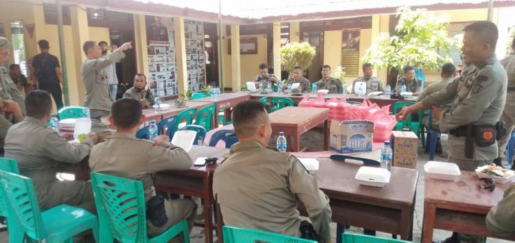 Kapolsek Serbalawan Terima Hiking Bintara Remaja Brimob, Kapolsek : Tetap Bersinergi