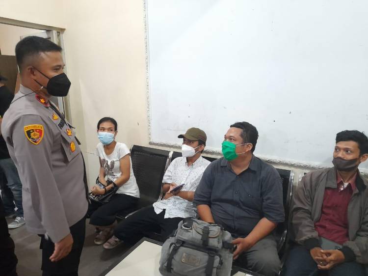 Kapolsek Medan Baru Pantau Pelaksanaan Vaksinasi Covid-19 Dosis I dan II
