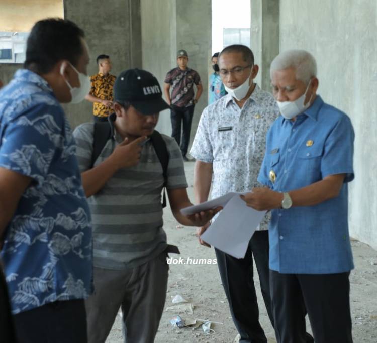 Pembangunan Mall Pelayanan Publik Belum Rampung, Bupati Minta Percepatan Pembangunannya