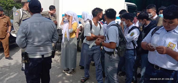Giliran Medan Tembung Gelar Bulan Bakti Praja Wibawa, 47 Pelajar Terjaring Operasai
