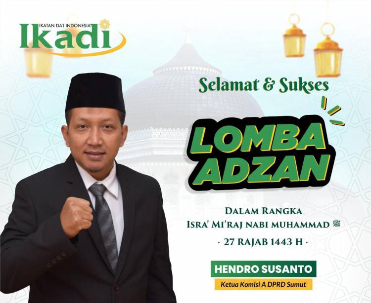 Respon Surat Edaran Menteri Agama, Politisi PKS Sumut Gelar Lomba Adzan
