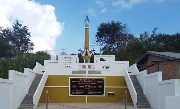 Tugu Sanggul Baringan Raja Si Eang Napitupulu Selesai Direnovasi