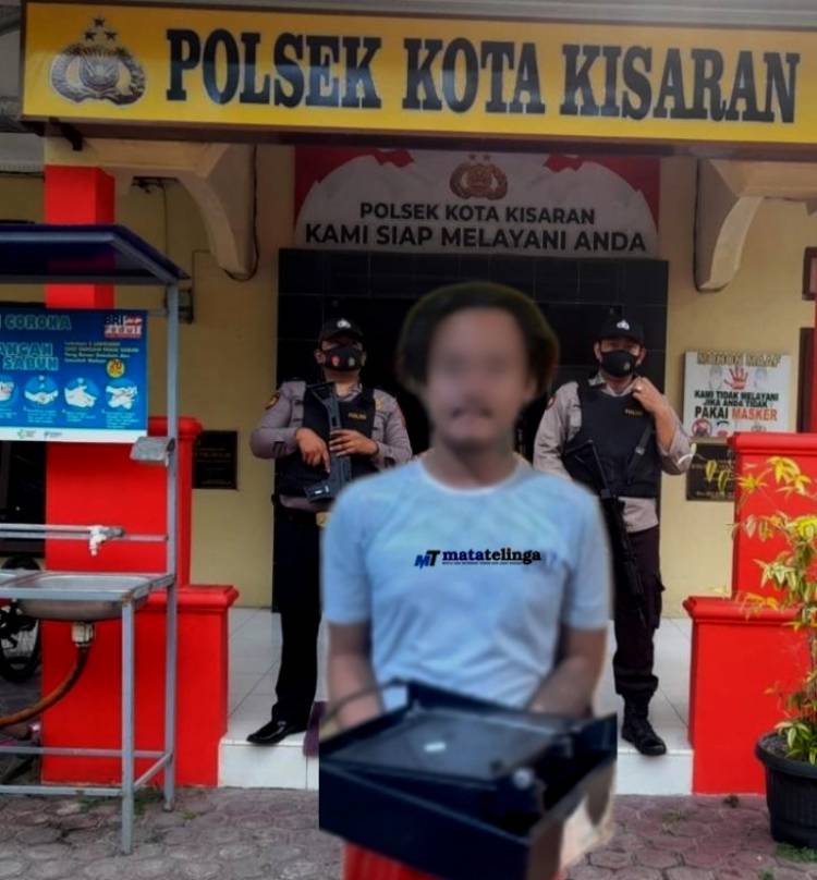 Rizky Maling Brankas Toko Roti Digulung Serse Polsek Kota Kisaran