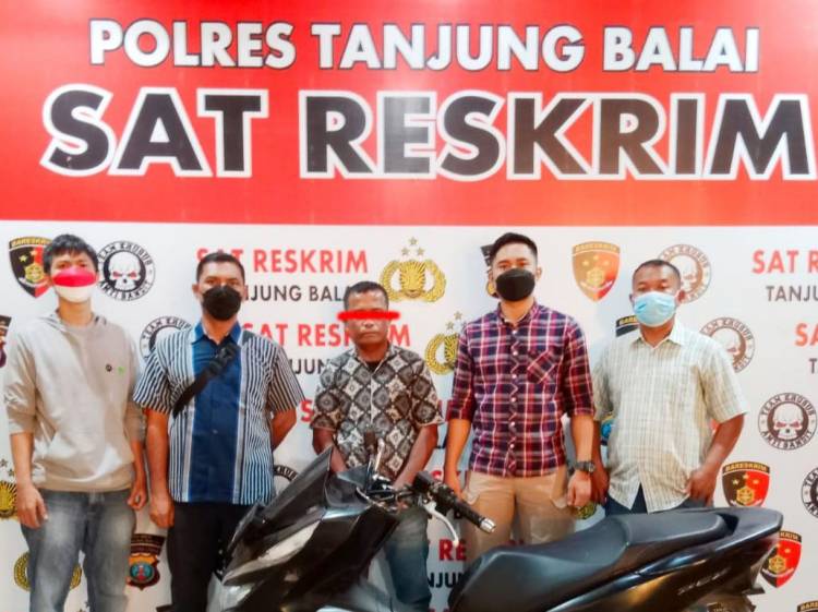 Tipu gelap Sepeda Motor ditanjungbalai Warga Labuhan Batu dibekuk