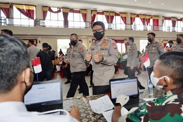 Polda Jatim Targetkan 14 Ribu Dosis Vaksin Lansia dan Anak