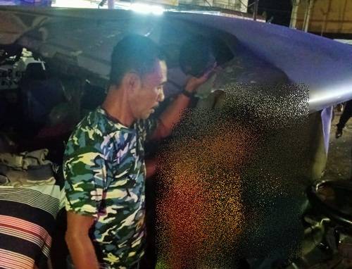 Sopir TKB Tewas Usai  Tabrak Truk Fuso, 4 Penumpangnya  Luka Ringan