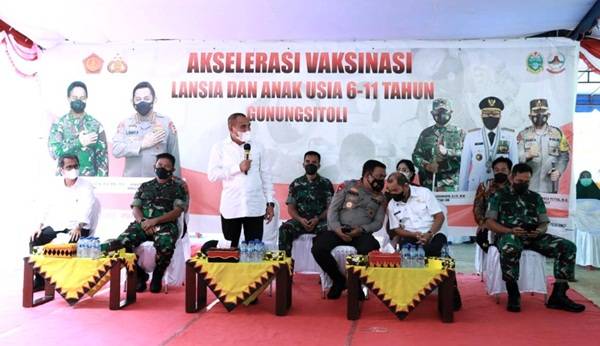 Gubsu  Dorong Kepala Daerah di Kepulauan Nias  Percepat Vaksinasi Covid-19