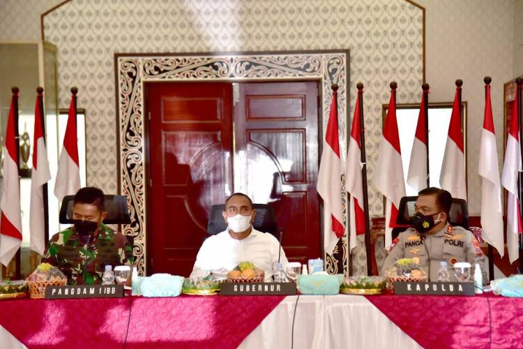 Edy Rahmayadi dan Forkopimda Sumut Fokus Pada Vaksinasi dan Prokes