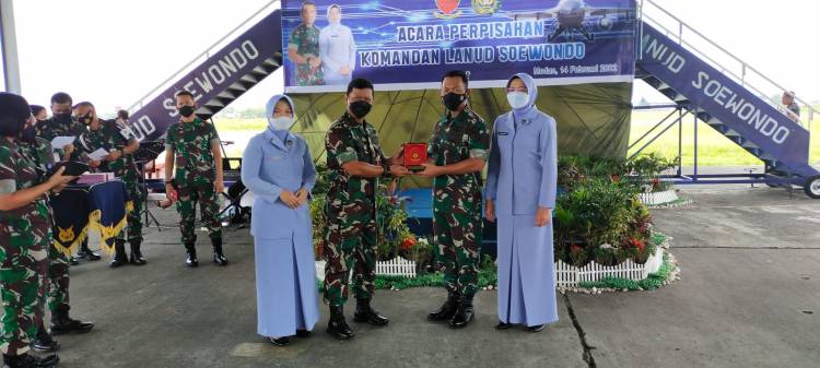 Perpisahan Dan Passing Out  Danlanud Soewondo, Kolonel Pnb Reka Budiarsa Jabat Danlanud Yang Baru