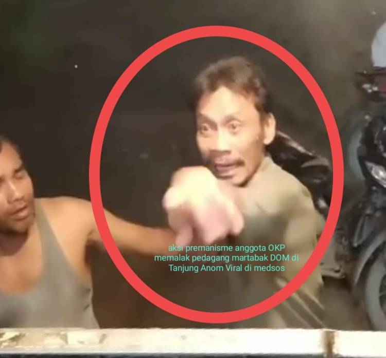 Viral di Media Sosial, Preman Kampung Minta Uang Keamanan Pada Penjual Martabak di Tanjung Anom