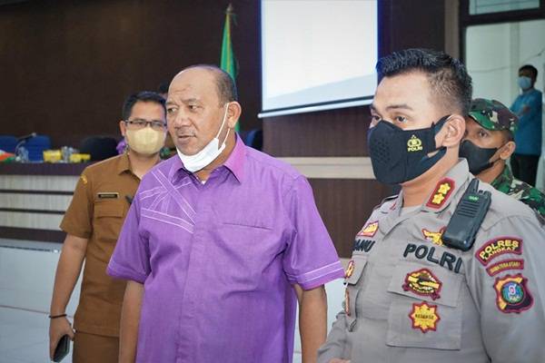 Plt Bupati Syah Afandin Minta Perketat Prokes, dengan Masuk Level III