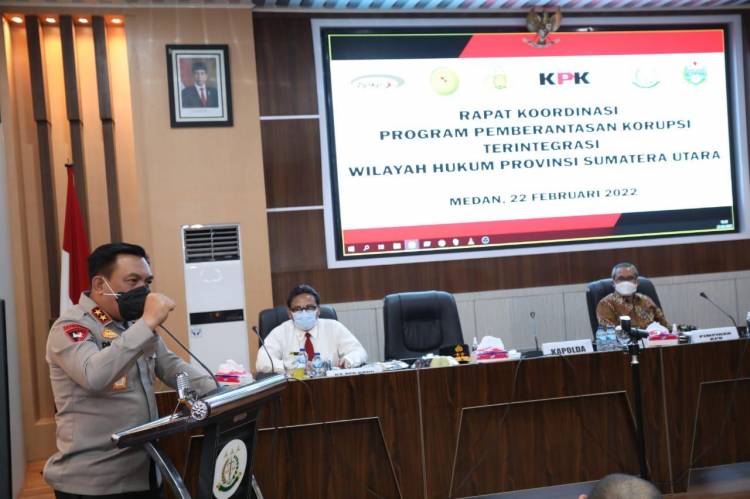 Optimalkan Pencegahan Korupsi Sumut, Kapoldasu Hadiri Rapat Koordinasi