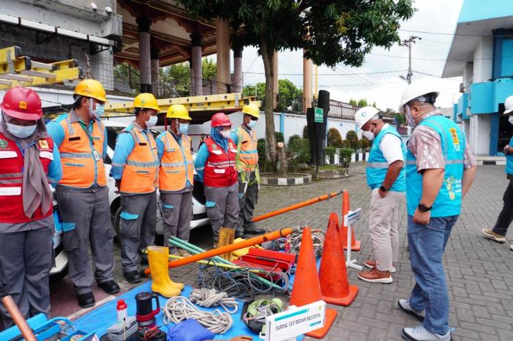 PLN UIW Sumut Gelar Apel Gabungan Peringatan Bulan K3 Nasional  2022