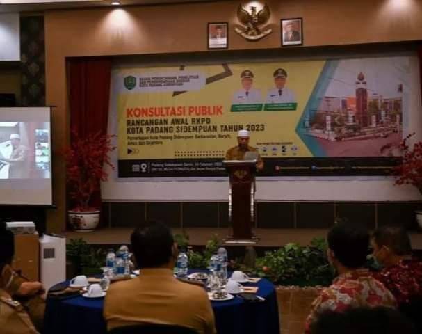 Walikota Irsan Efendi Nst SH Buka Acara RKPD Tahun 2023