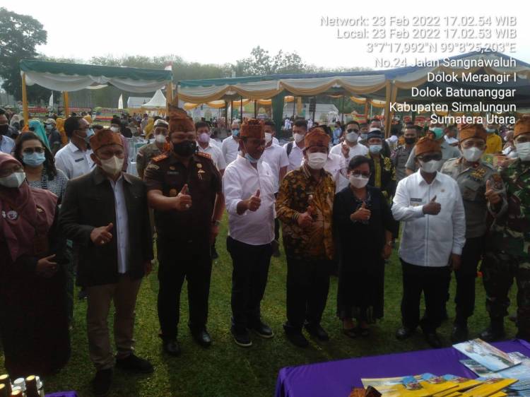 Personel Polsek Serbalawan Laksanakan Kegiatan Pengamanan Pembukaan MTQ, Wajib Prokes