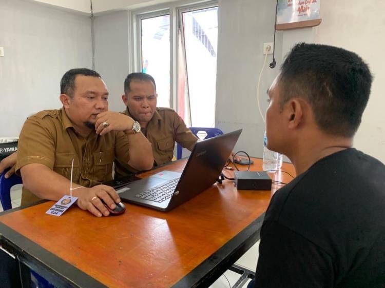 Disdukcapil Deli Serdang Melakukan Perekaman NIK di Lapas Pancur Batu