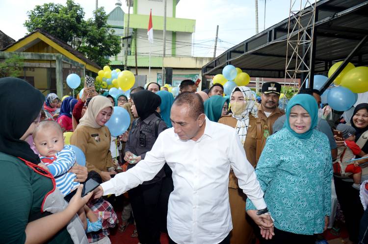 Gubsu Imbau Orang Tua Segera Imunisasi Polio Balitanya