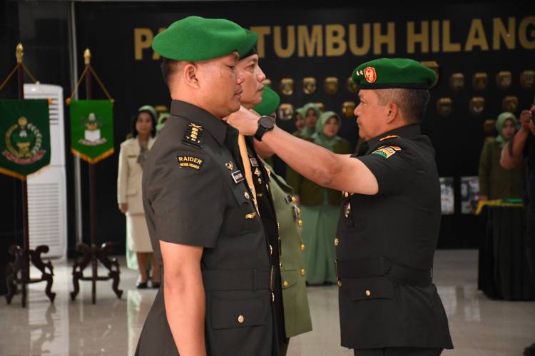Pangdam I/BB Pimpin Sertijab Danrindam dan Kakudam serta Tradisi Korps