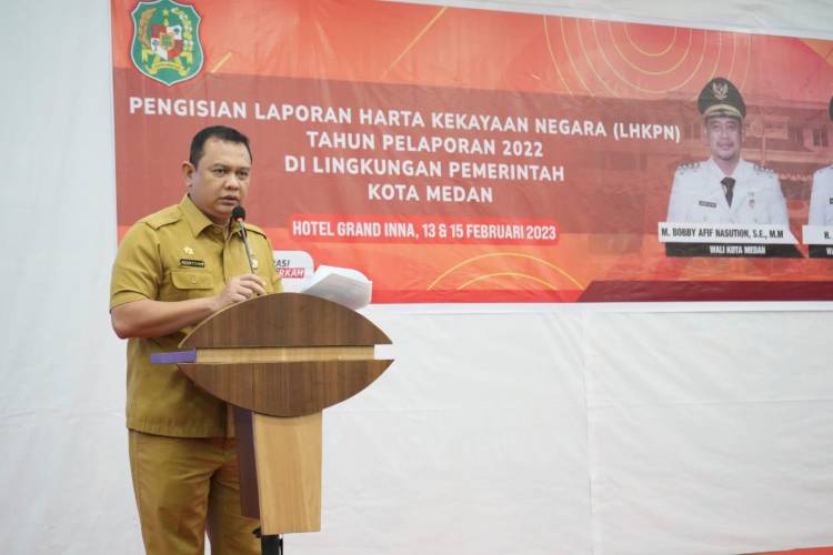BKD&PSDM Kota Medan Selenggarakan Bimbingan Pengisian LHKPN Tahun Pelaporan 2022