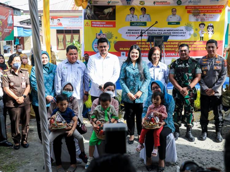 Warga Mengaku Senang dan Lebih Tenang Anaknya Telah di Imunisasi Polio