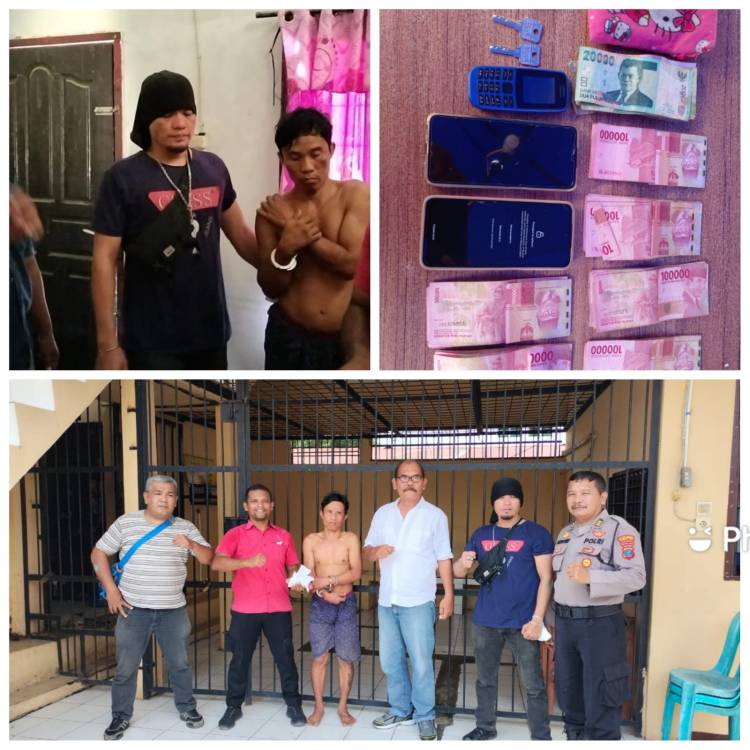 Polsek Kota Pinang Ciduk Pelaku Pencurian  Rumah