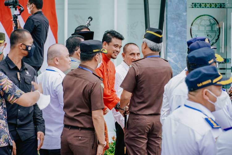 Presiden Resmikan Terminal Tipe A Amplas & Terminal Tipe A Tanjung Pinggir, Bobby Nasution: Semoga Berikan kenyamanan Bagi Masyarakat