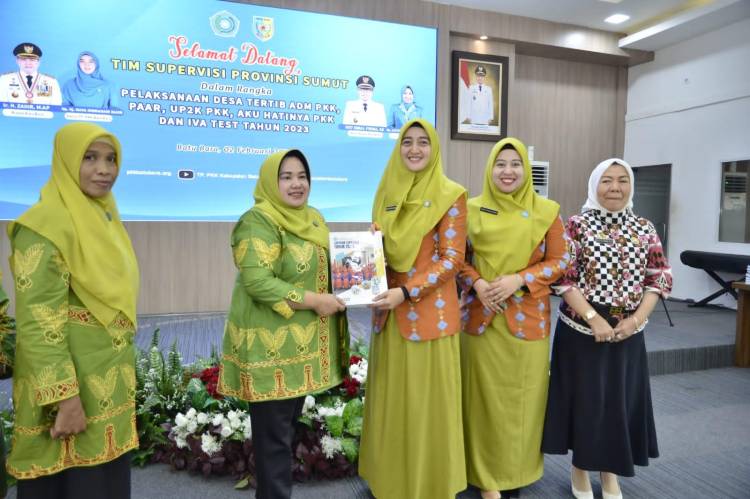Sambut Tim Supervisi, TP PKK Batu Bara Bawa Banyak Perubahan