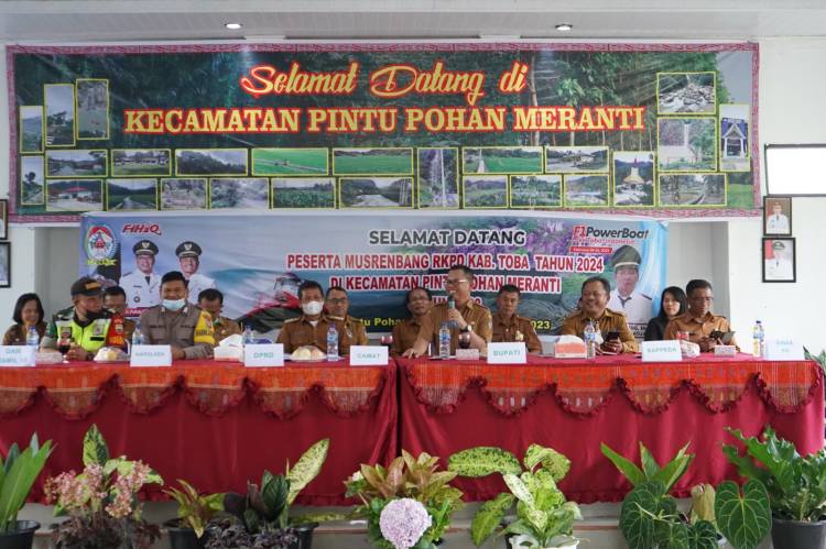 Pemkab Toba Gelar Musrenbang di Kecamatan Pintu Pohan Meranti