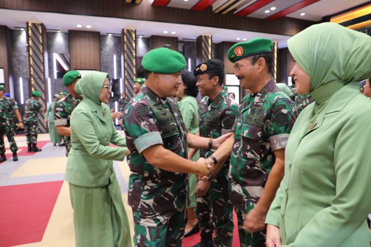 Hari Ini, 55 Pati TNI AD Naik Pangkat