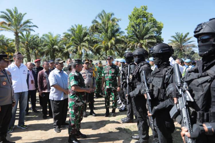 Polda Sumut dan Kodam I Bukit Barisan Apel Pengamanan F1 Powerboat dan Kunker Presiden RI