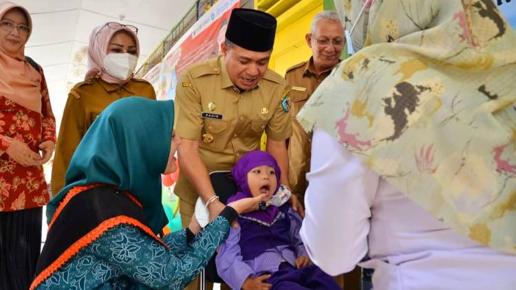 Pemkab Batu Bara Canangkan PIN Polio Balita Serentak