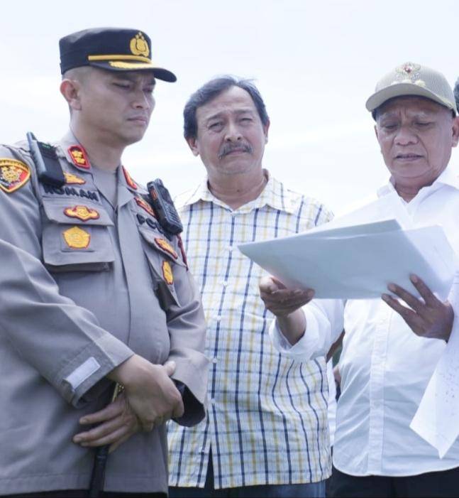 Mako Polsek Aek Kuasan Akan Dibangun Bupati Dan Kapolres Tinjau Lokasi