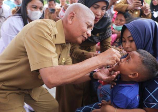 Asahan  Vaksinasi Sub Pin Polio Capai  20 Persen