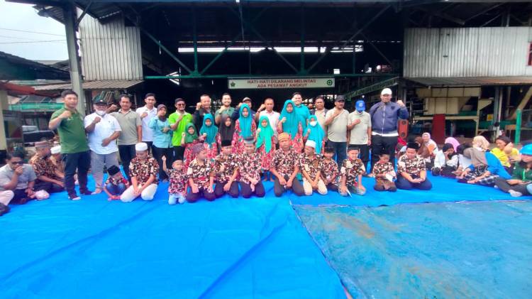 Gelar Syukuran, PKS PTPN IV Kebun Adolina Berikan Santunan Kepada Anak Yatim Piatu