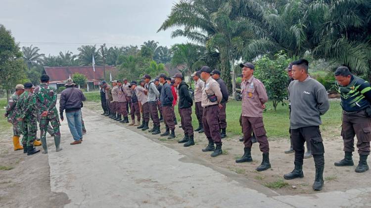 Pengaman PTPN2 Dan TNI BKO Siaga Jaga Lahan HGU Penara Kebun