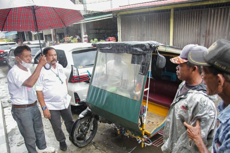 Sapa Abang Becak Belawan, Rahudman Siap Perjuangkan Medan Utara