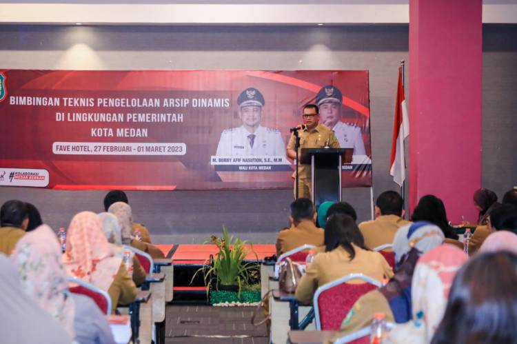 Bimtek Pengelolaan Arsip Dinamis, Ini Permintaan Bobby Nasution