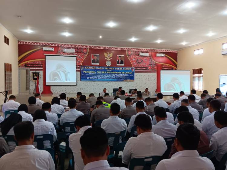 Polres Pelabuhan Belawan Laksanakan Pembinaan Etika Profesi Polri Bersama Bid Propam Polda Sumut