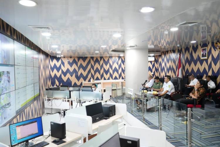 Melalui Virtual, Pemko Medan Mengikuti Rakor Pembahasan Langkah Konkret Pengendalian Inflasi Daerah Tahun 2023