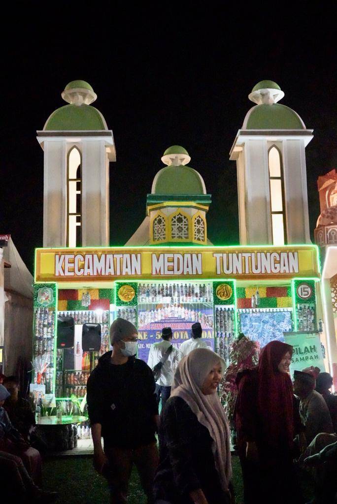 Arena MTQ ke-56 Medan, Stand Medan Tuntungan Usung Konsep Ramah Lingkungan
