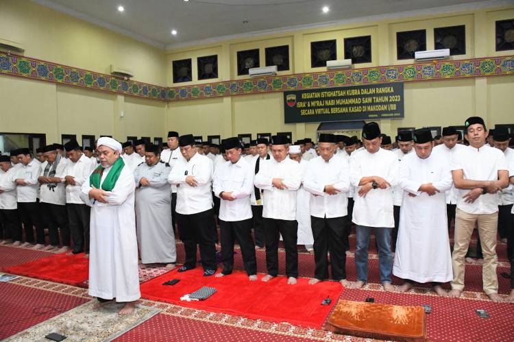 Pangdam I/BB Peringati Israj Miraj Secara Virtual Bareng Wapres