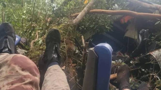 Helikopter Ditumpang Kapolda Mendarat Darurat atau Jatuh, Ingin Tahu Kondisinya