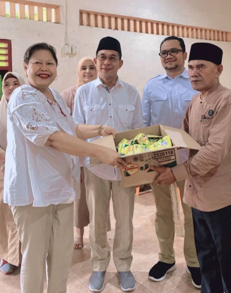 Semarak HUT Ke-15, Gerindra Sumut Lakukan Revolusi Putih Di Panti Asuhan Al Wasliyah