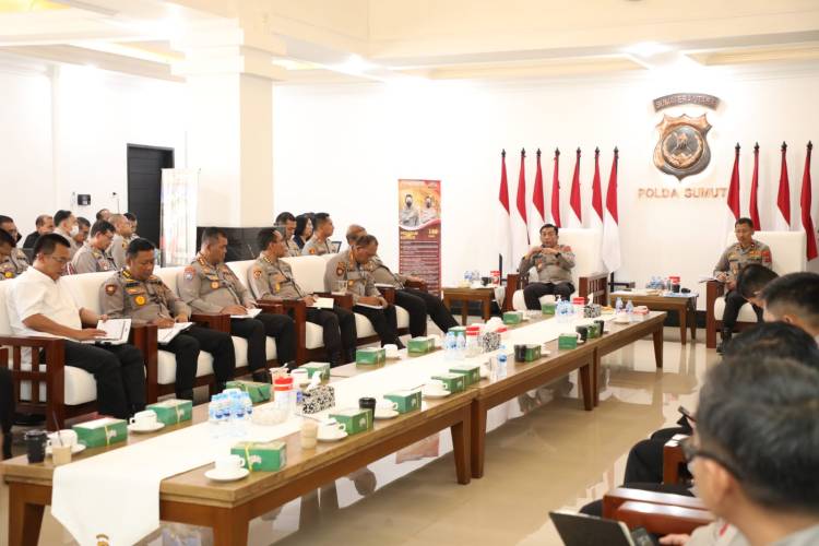 Kapolda Sumut Kumpulkan PJU dan Kapolres Atensi Geng Motor, Judi dan Premanisme