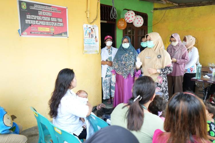 Percepat Pelaksanaan Imunisasi Polio di Medan