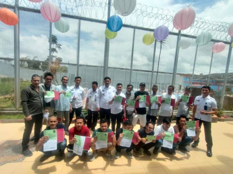 15 Warga Binaan Lapas Narkotika Siantar Bebas Bersyarat.