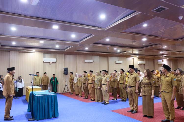 Sekdako Binjai Lantik 77 Kepala Sekolah TK, SD dan SMP&nbsp;