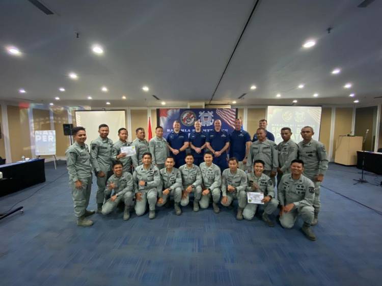 Wujud Kerja Sama Bakamla RI Bersama USCG, Latihan SBO Resmi Ditutup